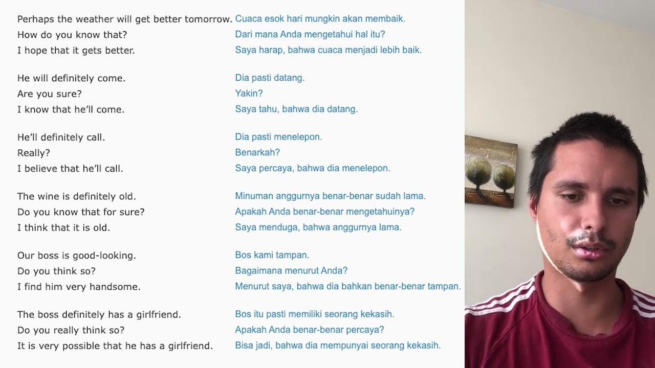 Indonesian Phrases #91 Subordinate clauses - that 1