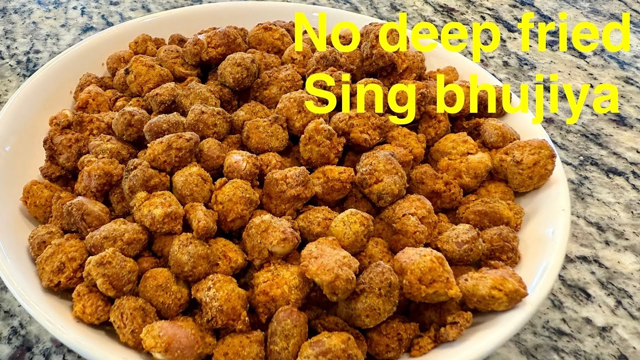 Sing Bhujiya  Recipe No deep fry| masala peanut in air fryer|sing bhujia Recipe| Masala Mungfali|