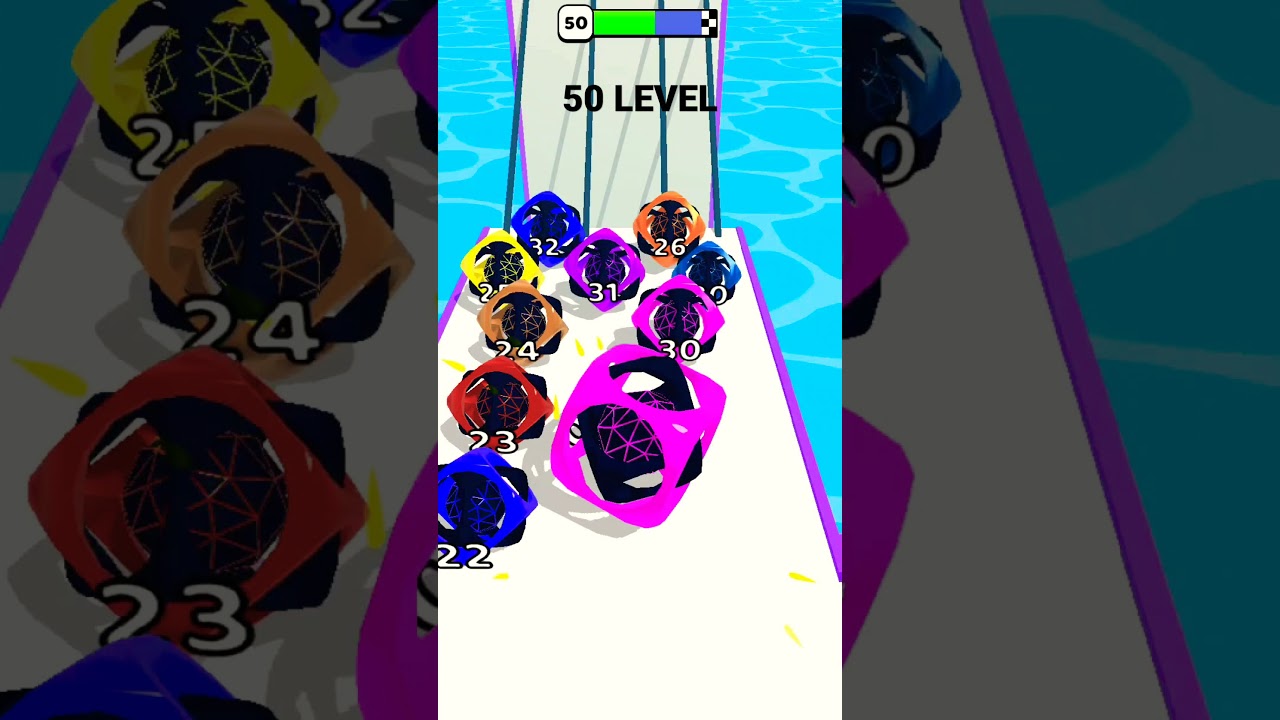 Marble Run - Level 50😎 (3D Games) #shorts #mobilegame #gameplay