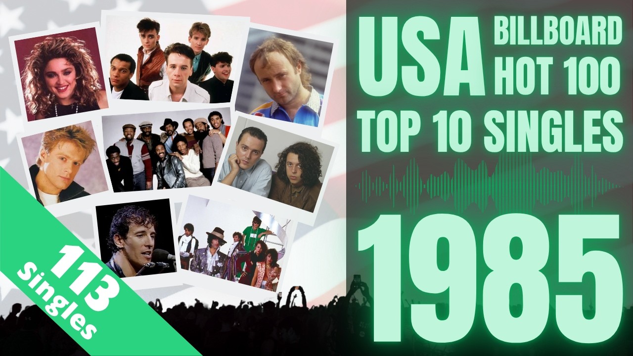 Every USA Billboard Hot 100 Top 10 Single Of 1985!!