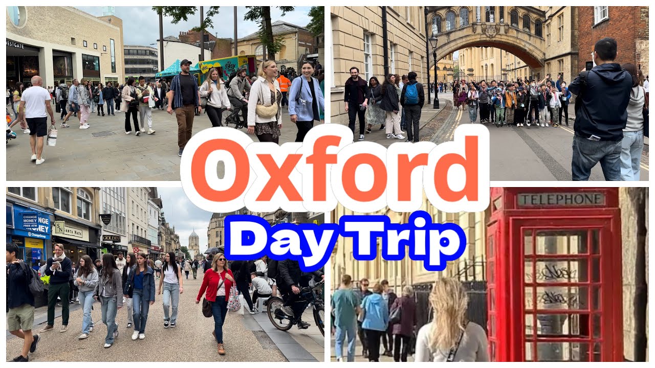 Oxford University England 🇬🇧 Day Trip Oxford City Centre 2024 / Virtual Walk Tour