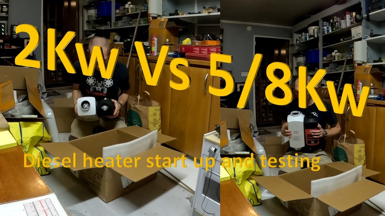 2kw testing vs 8kw diesel heater