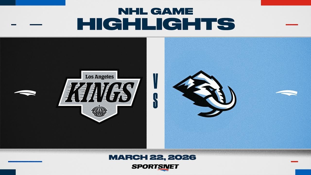 NHL Highlights | Kings vs. Mammoth - March 22, 2026