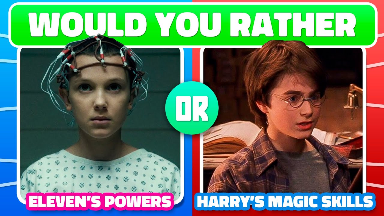 🔁Would You Rather... ⚡️Harry Potter vs 📼Stranger Things Edition