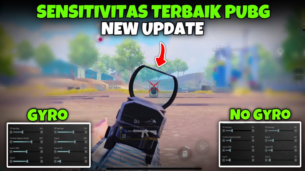 Sensitivitas Pubg Mobile Terbaik Gyro & No Gyro Cara Aim Lurus Pubg Mobile | PUBG MOBILE 3.2
