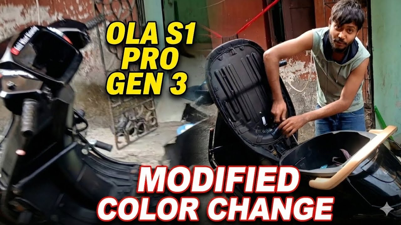 Ola s1por gan3 modified 🔧#ola #automobile #olahraga #olaelectric #olas1pro #vlog #modified #youtube 