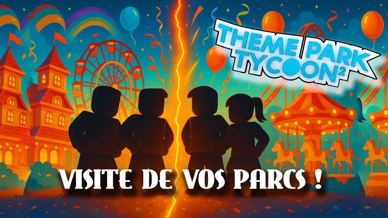 Je Visite Vos Parcs, Dernier Live | Theme Park Tycoon 2 | Roblox
