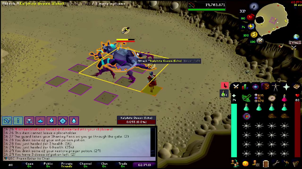 OSRS Raging Echoes League - Echo KQ Boss Fight
