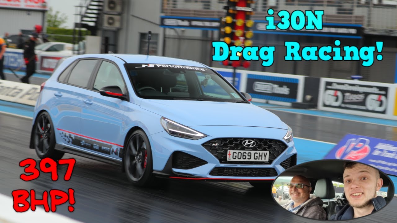 I LET MY DAD DRAG RACE MY STAGE 2 397BHP i30N AT SANTAPOD