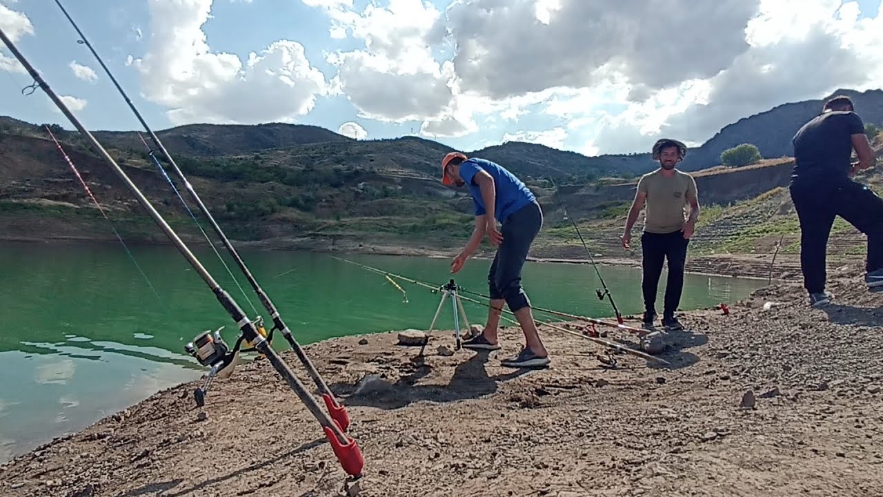 CENNET GİBİ KOY'DA BALIK AVI YAKALANAN BALIKLAR GERİ GÖLE İADE ! #doğa #fishing#kamp#sazanavı#balık#