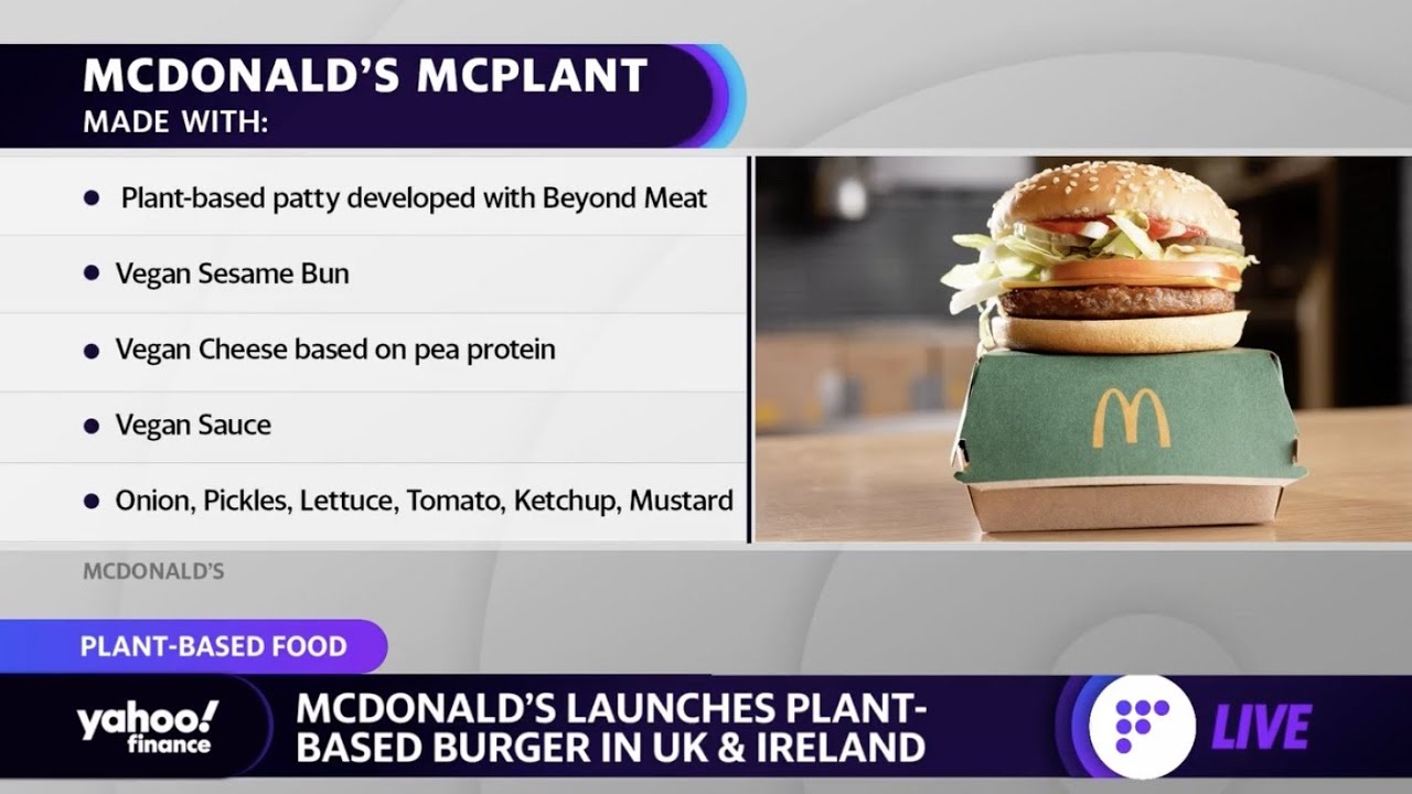 McDonald’s launches 'McPlant' plant-based burger in the UK & Ireland