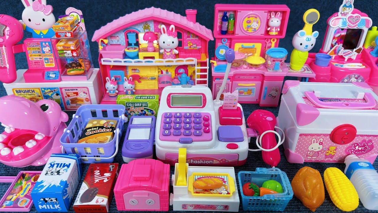 10 Minutes Satisfying with Unboxing Hello Kitty House and Kitchen Playset ASMR | Review Toys