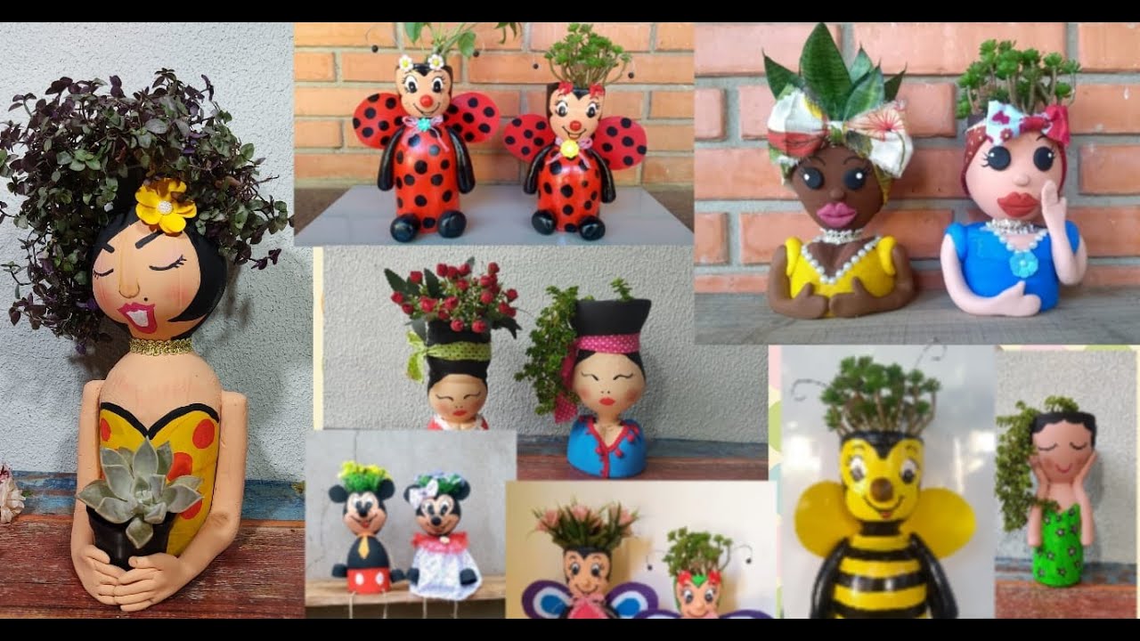 Dez Ideias com Garrafa Pet - Reciclagem - Diy