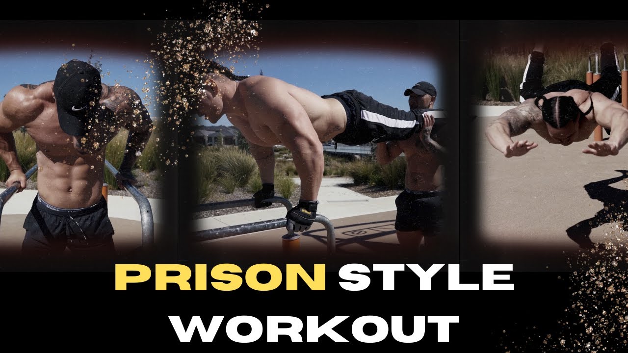 PRISON WORKOUT! HOW PEOPLE TRAIN IN PRISON (FULL WORKOUT)