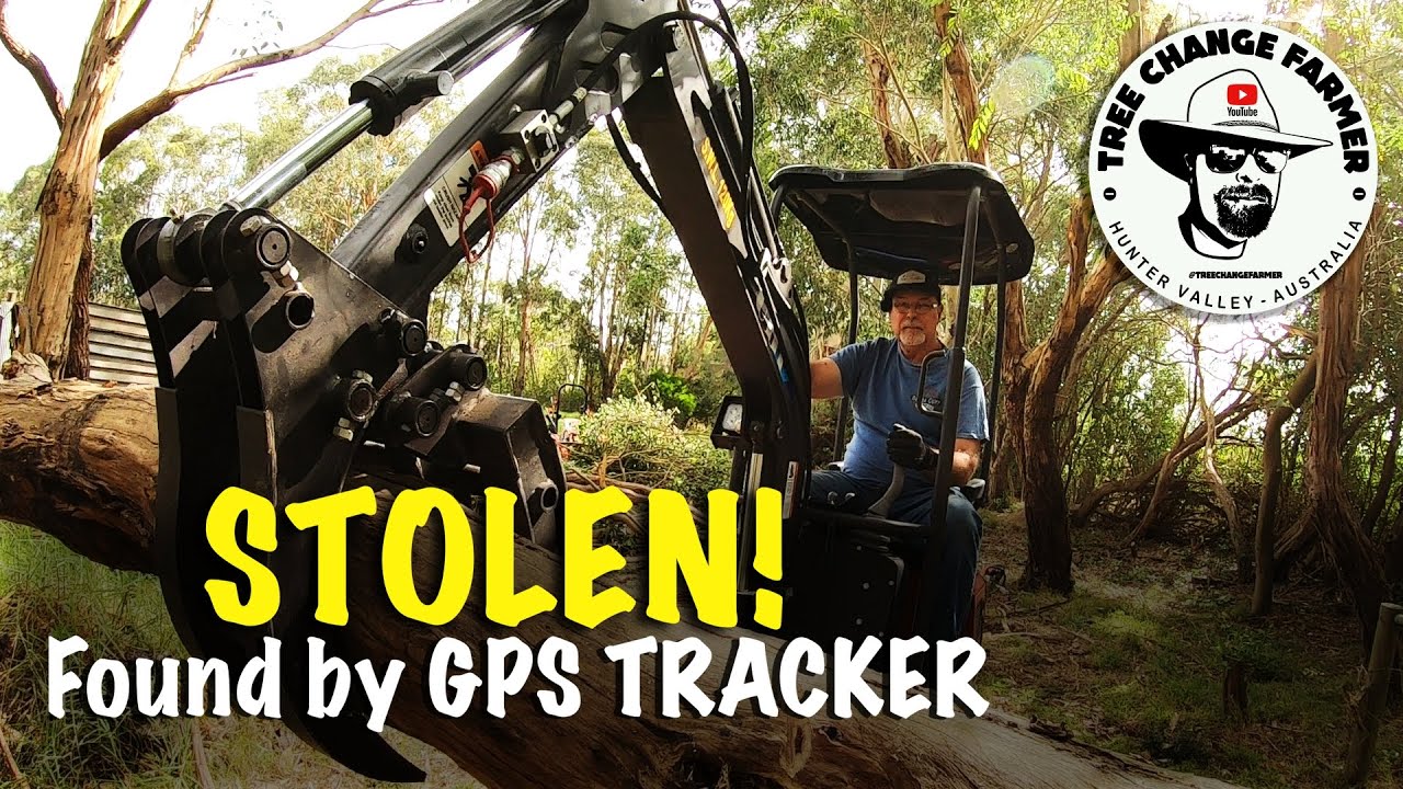 Mini Excavator STOLEN - Recovered with a GPS Tracker #solidgps #farmlife #miniexcavator
