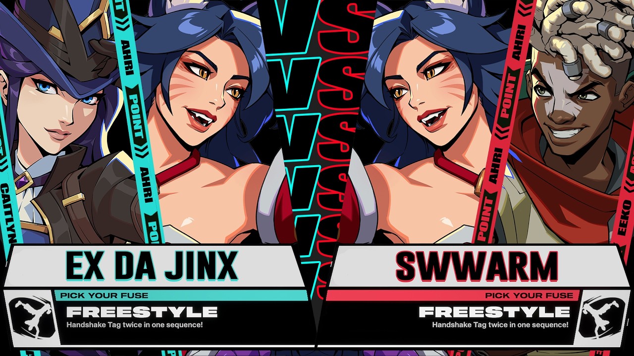 ExDaJinx (Ahri / Caitlyn) vs Swwarm (Ahri / Ekko) - 2XKO