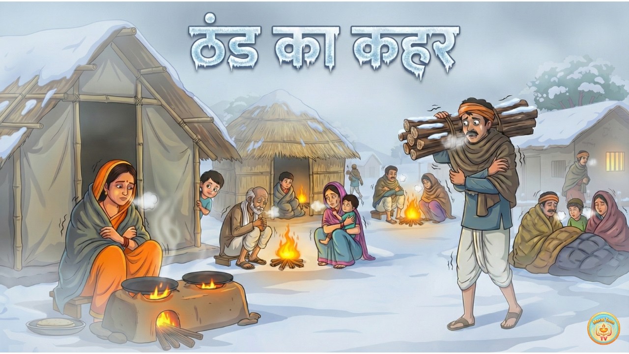 ठंड का कहर और गरीब की झोपड़ी | Thand Ka Kahar aur Gareeb ki Jhopdi| Hindi Moral story
