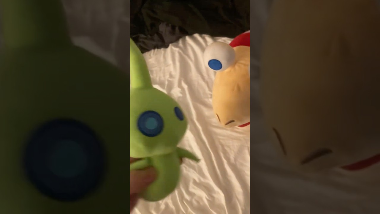 Pikmin - Why Glow Pikmin only show up during night time #plushies