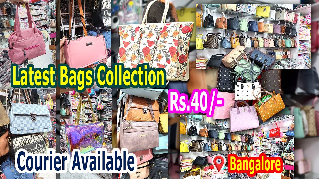 best bags collections shop in bangalore| chickpet shopping| wholesale bags in Bangalore| retail bags