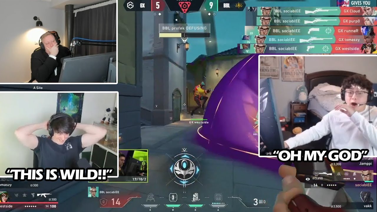Shanks, Sliggy & Ardiis react to BBL sociabLEE's insane Chamber ACE!!! #vctemea