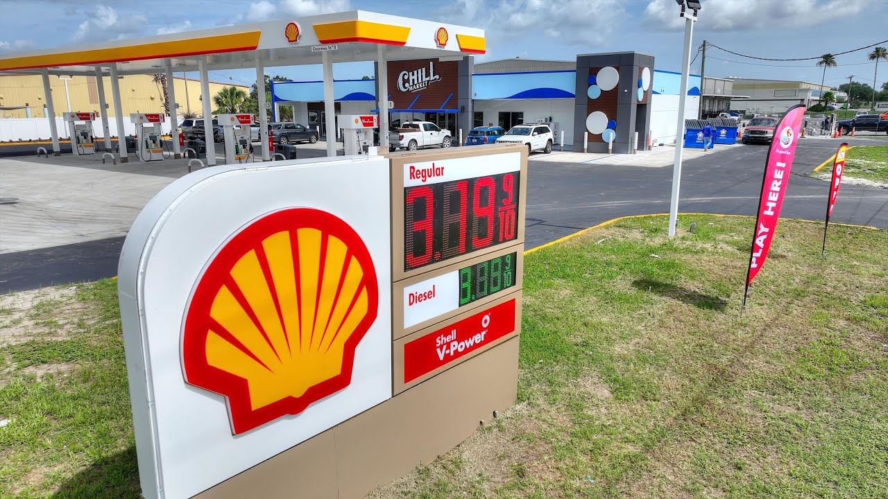 Shell Gas Station Store Fl. USA