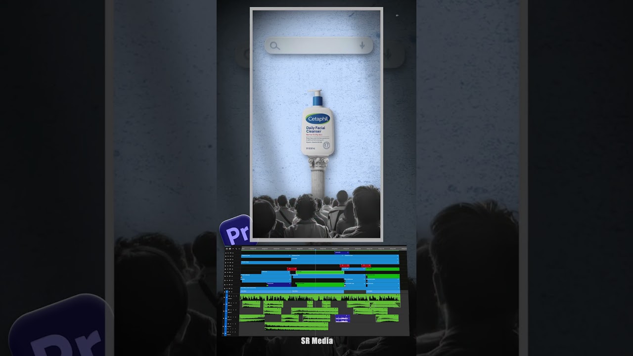 ✂️ Here&rsquo;s how I edited this Cetaphil product video  #contentcreator  #srmedia  #videoediting