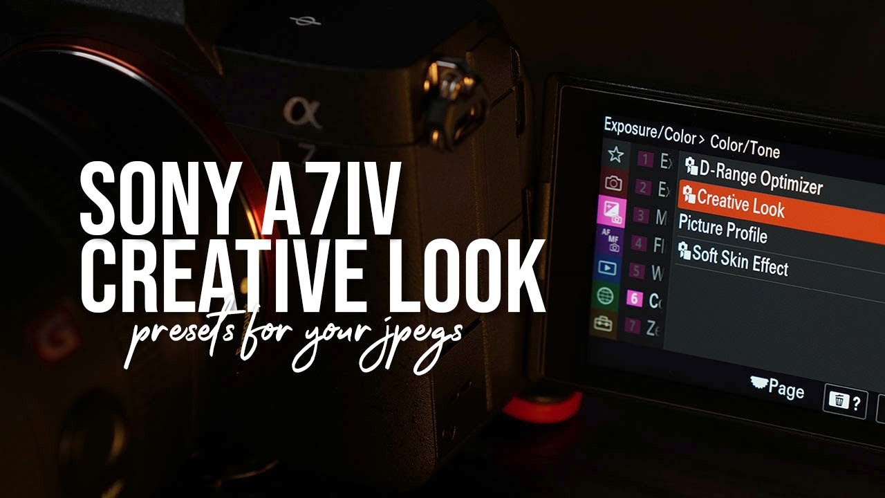 SONY A7IV CREATIVE LOOK | Comparing Different Creative Look