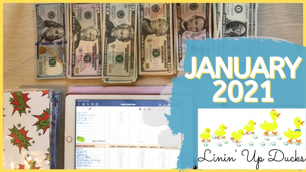 Budget and Cash Envelope Stuffing | MONTH AHEAD FUND | Cash Envelopes