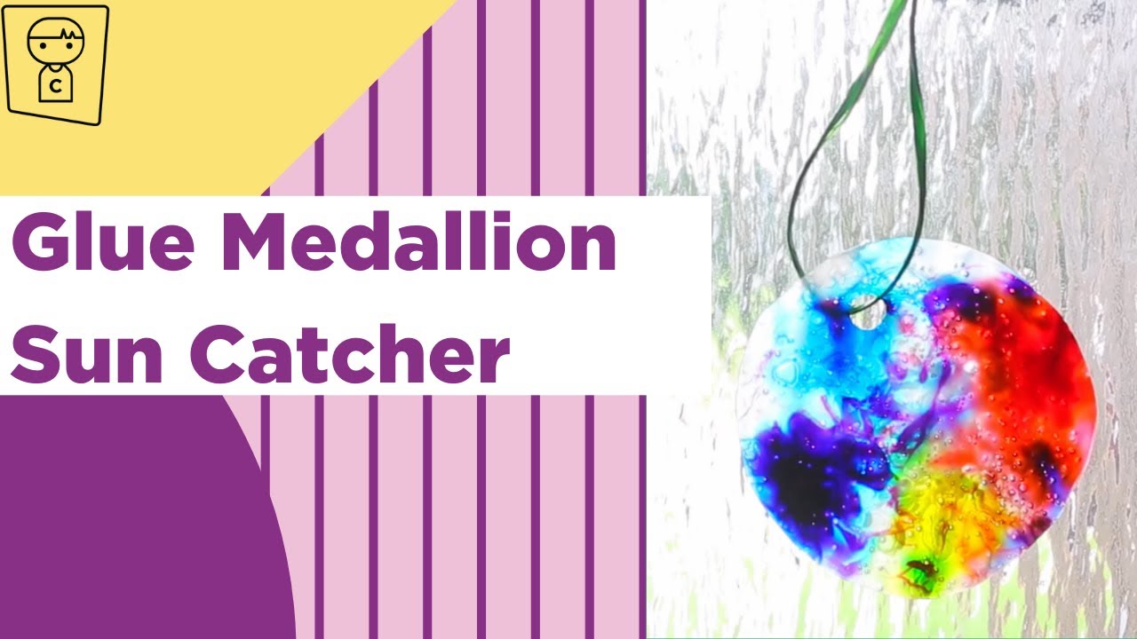 Glue Medallion Sun Catcher