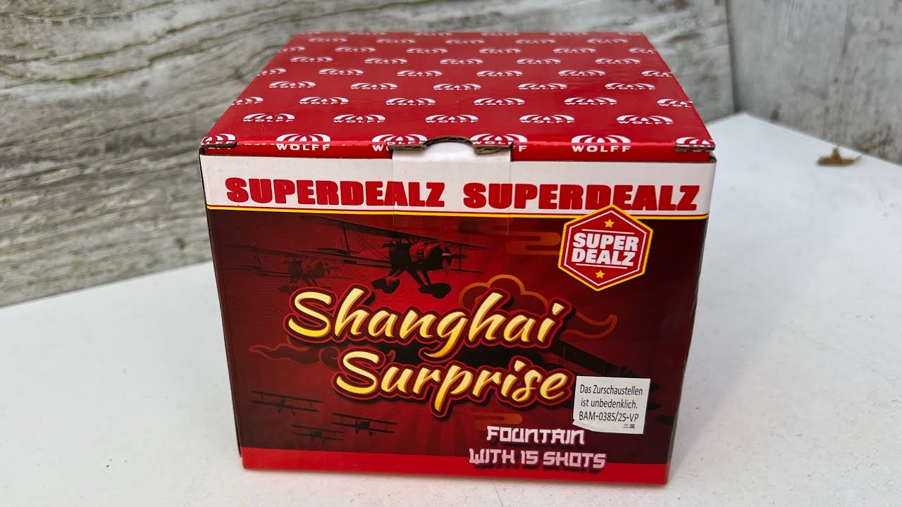 SHANGHAI SURPRISE 15 SHOTS | Wolff Vuurwerk 