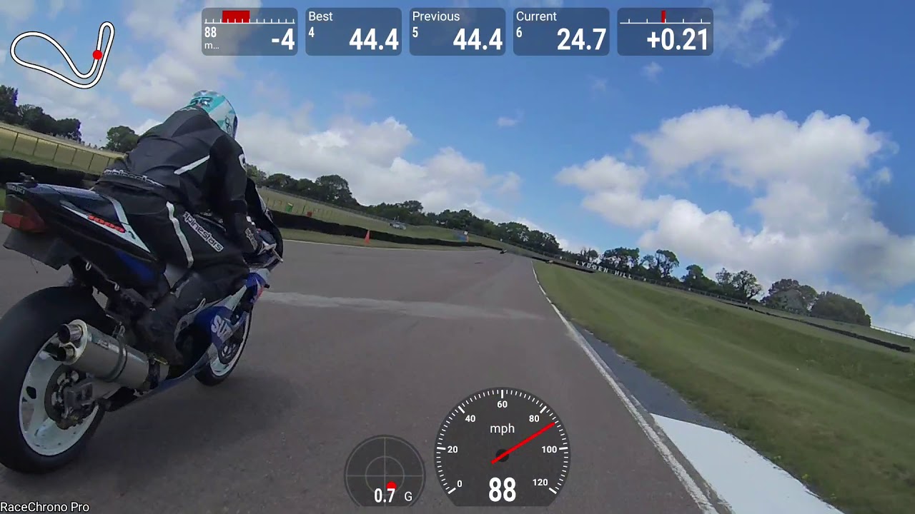 Lydden Hill Bike Trackday 20/7/19 Fast Group 6th Session 44.10 on lap 7