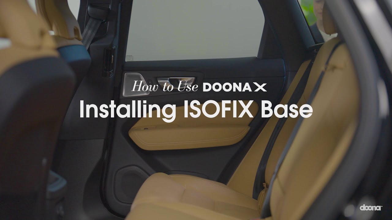 How to install the ISOFIX base | Doona X Car Seat & Stroller