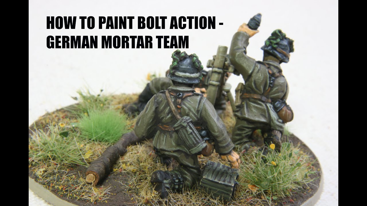 How to Paint a Bolt Action German Mortar