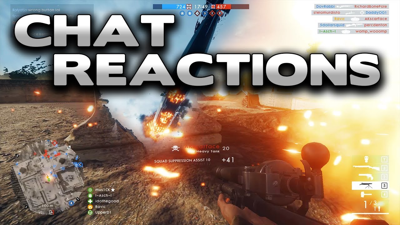 Battlefield 1 Chat Reactions 4