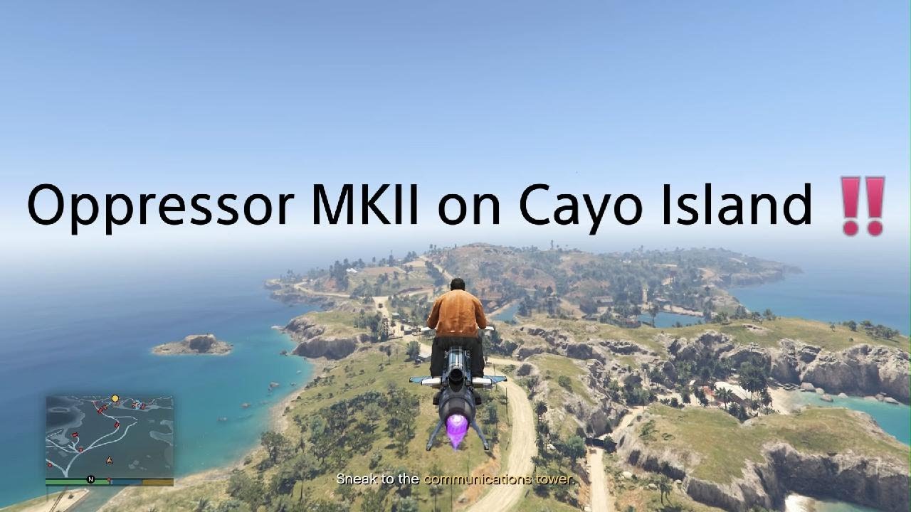 Flying an Oppressor MKII on Cayo Perico Island ‼️