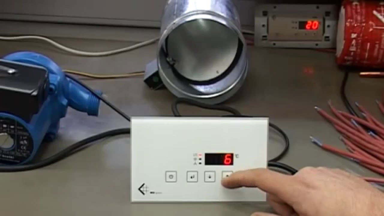 Inbetriebnahme der Kaminstuerung MSK GLASS Verbrennungsluftautomatik  4v.6