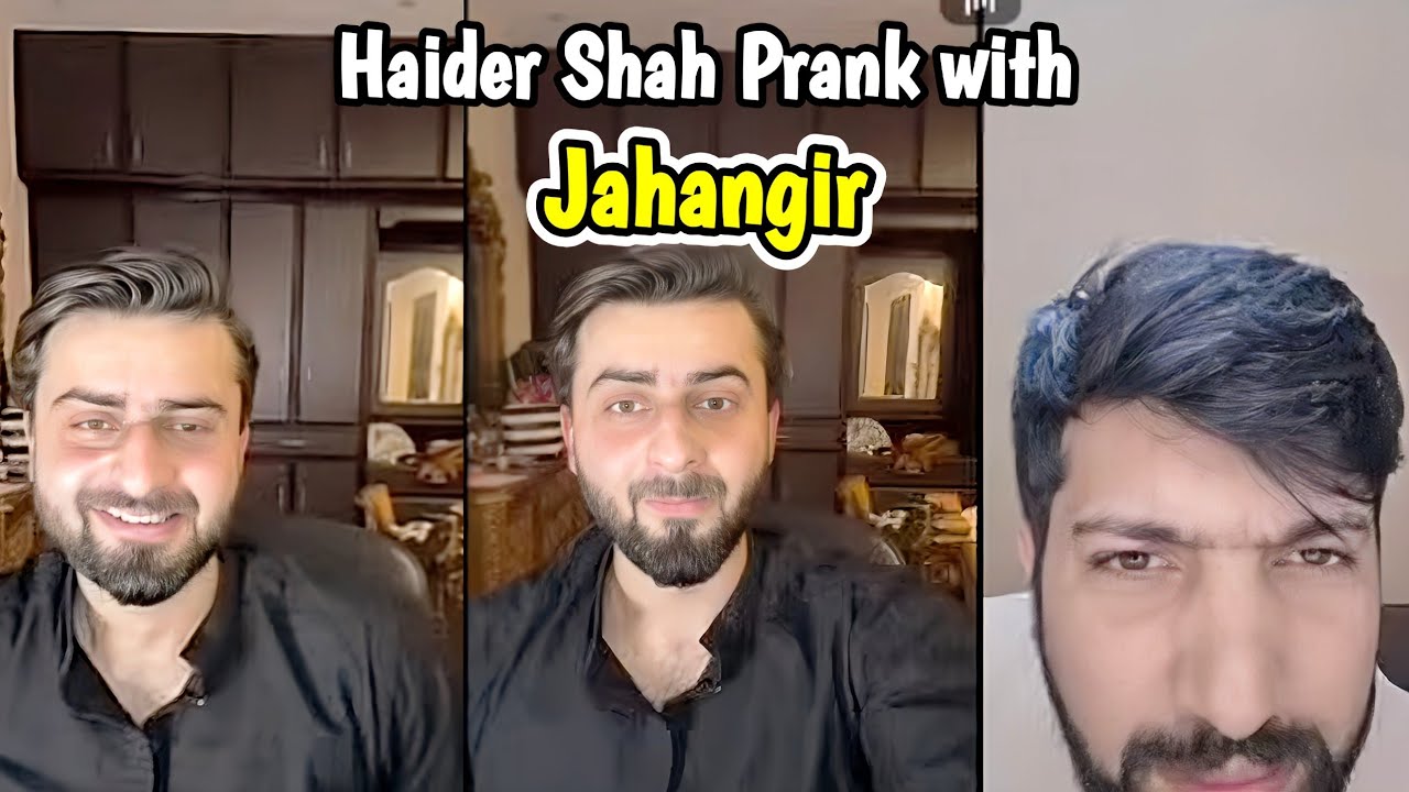 Haider Shah Prank with Jahangir 😂 | Live with Haider & Kainat 