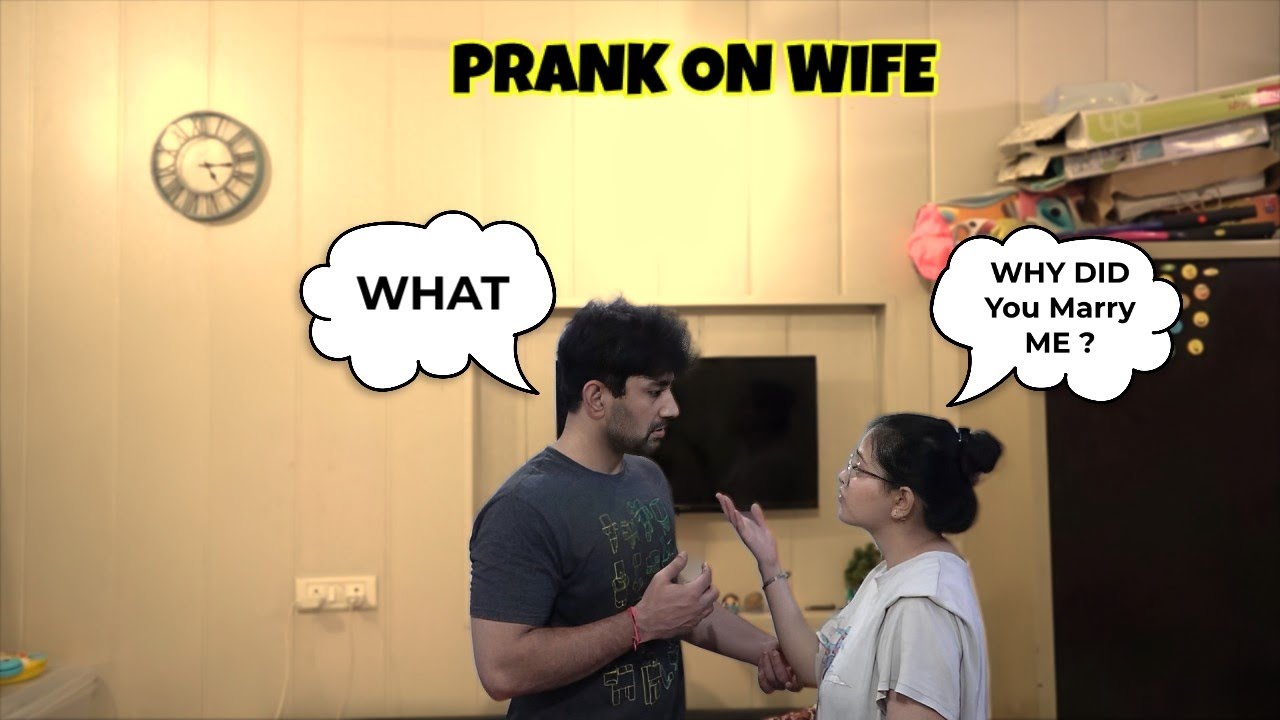 Telling My Friend Not To Get Married In Front Of My Wife | Prank On Wife | Wife Reaction
