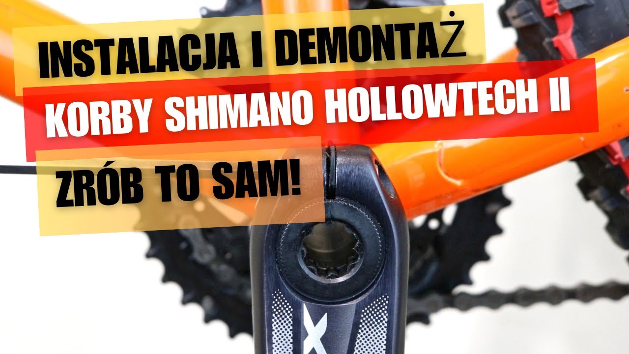 Mechanizm korbowy Shimano Hollowtech II: Prosta instrukcja demontażu i instalacji!