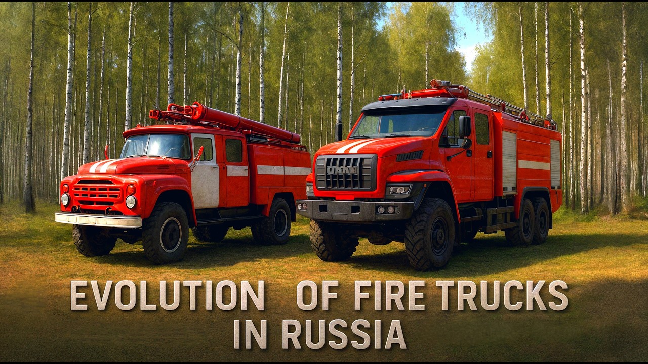 Эволюция пожарных машин России (1932–2025) | Трансформации ИИ в движении 🔥