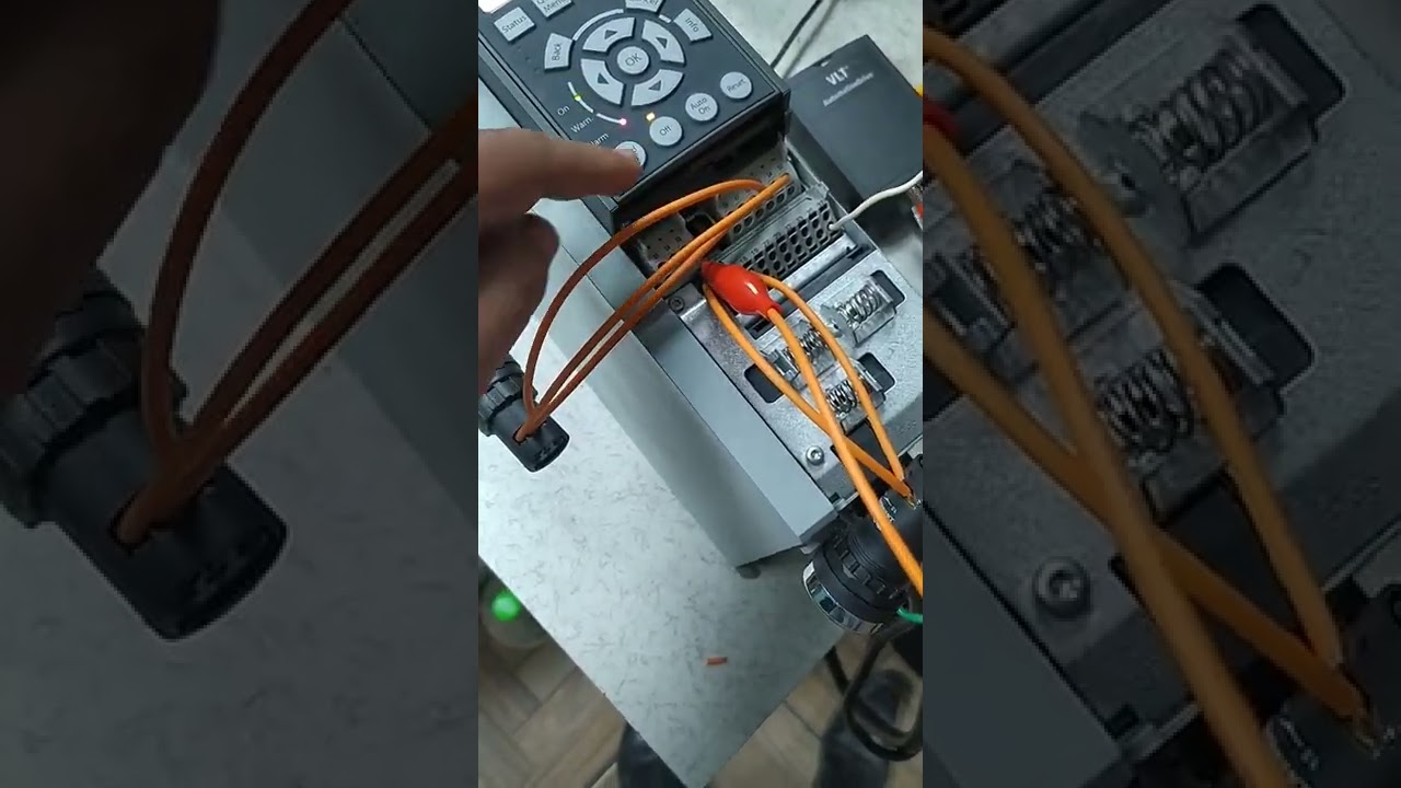 Programación de variador Danfoss Vlt para arranque remoto