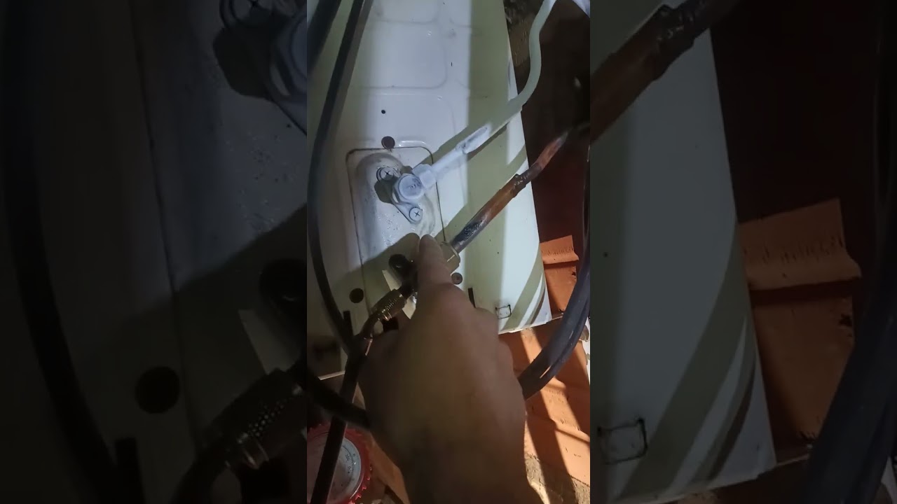 Como recargar refrigerante a un aire acondicionado!!!