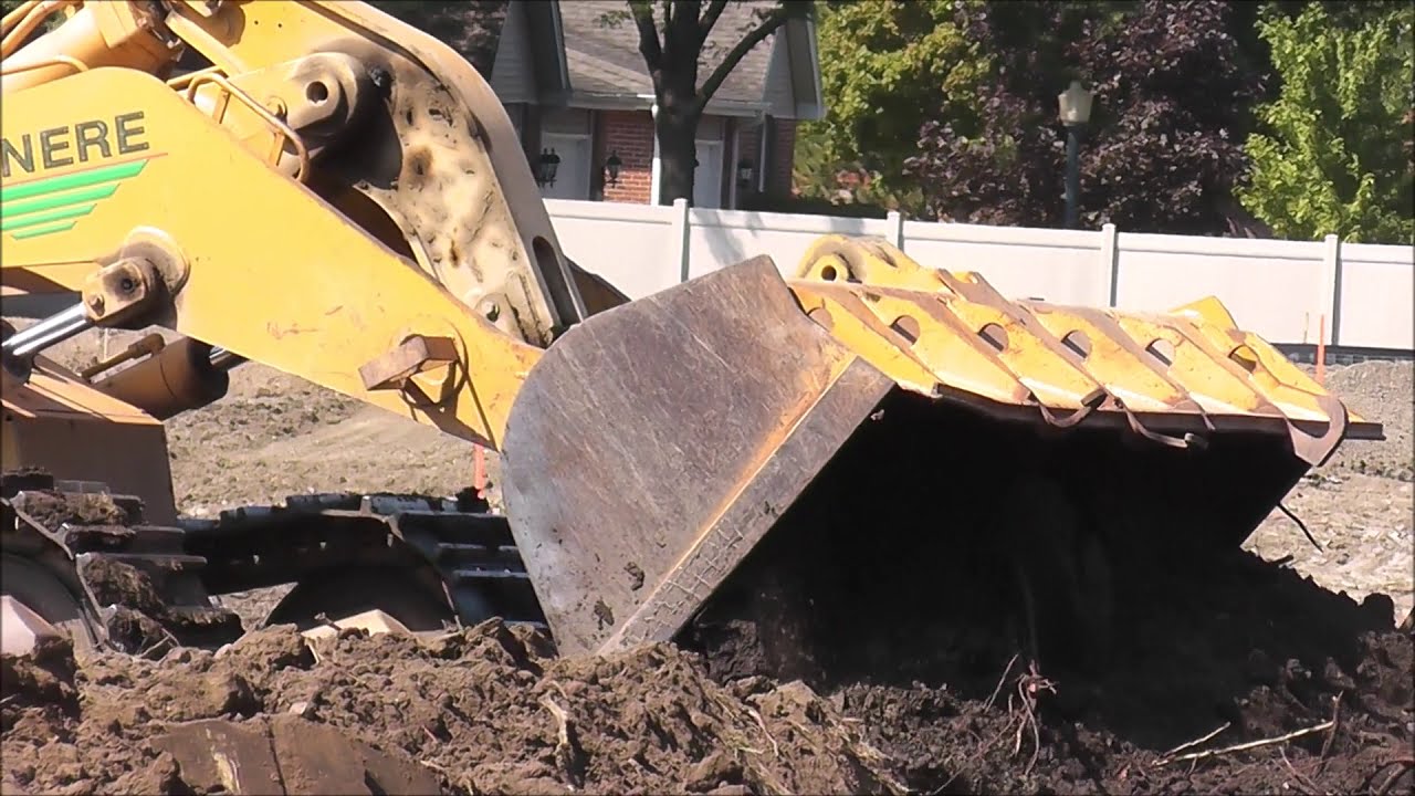 Dozers and Track Loader Grading For New Townhomes