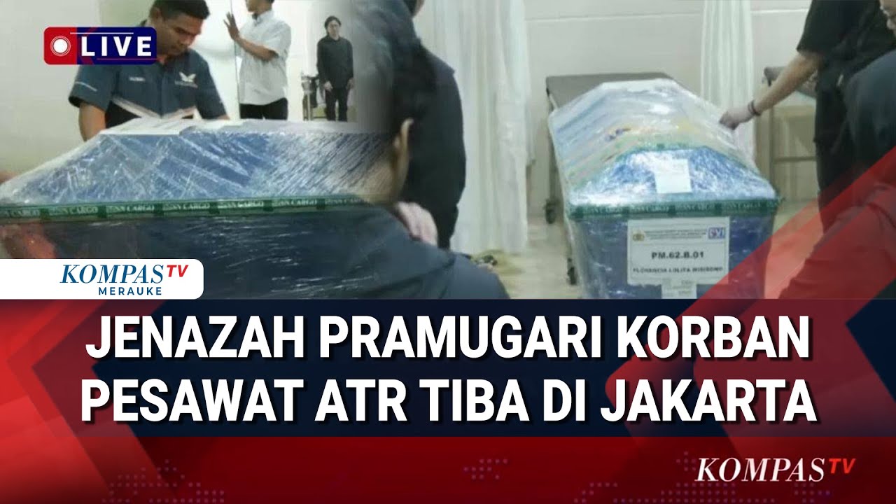 Momen Jenazah Pramugari Korban Pesawat ATR 42 500,  Florencia Lolita Wibisono Tiba di Jakarta