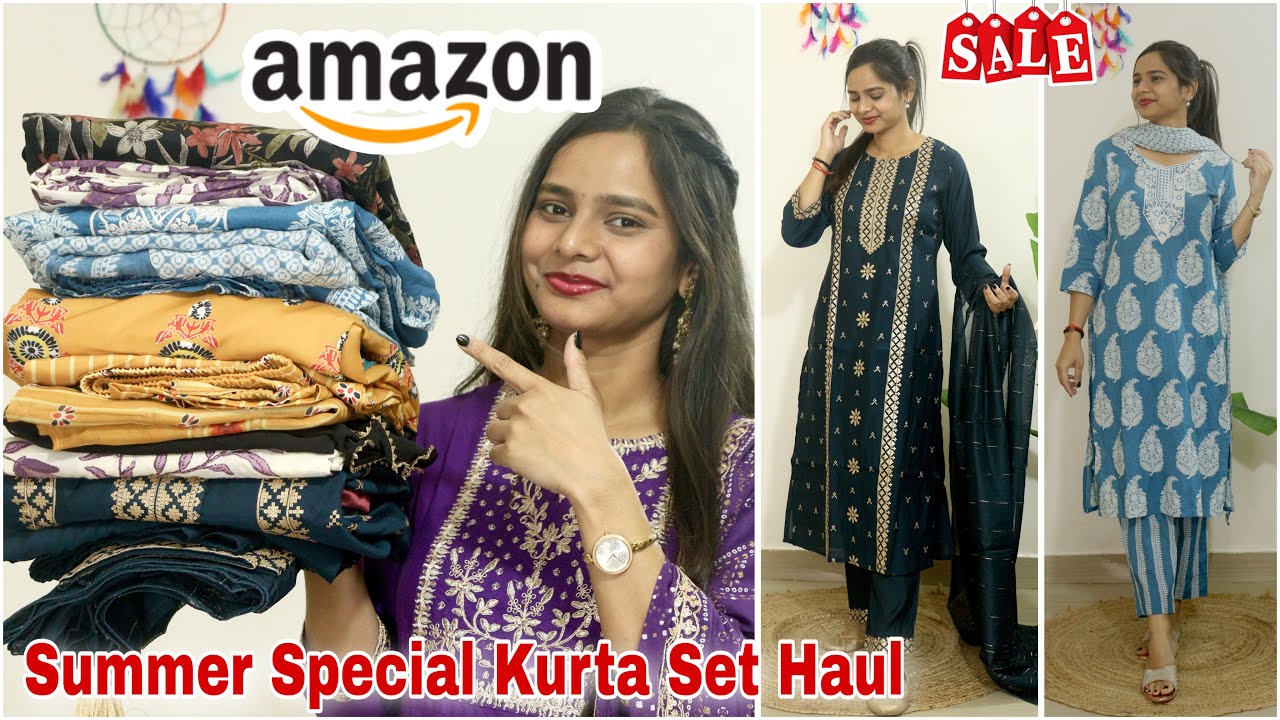 Amazon Summer Special Cotton Kurta Set Haul 🌸 Amazon Affordable Kurta set Haul 🌸 Jyoti Raj