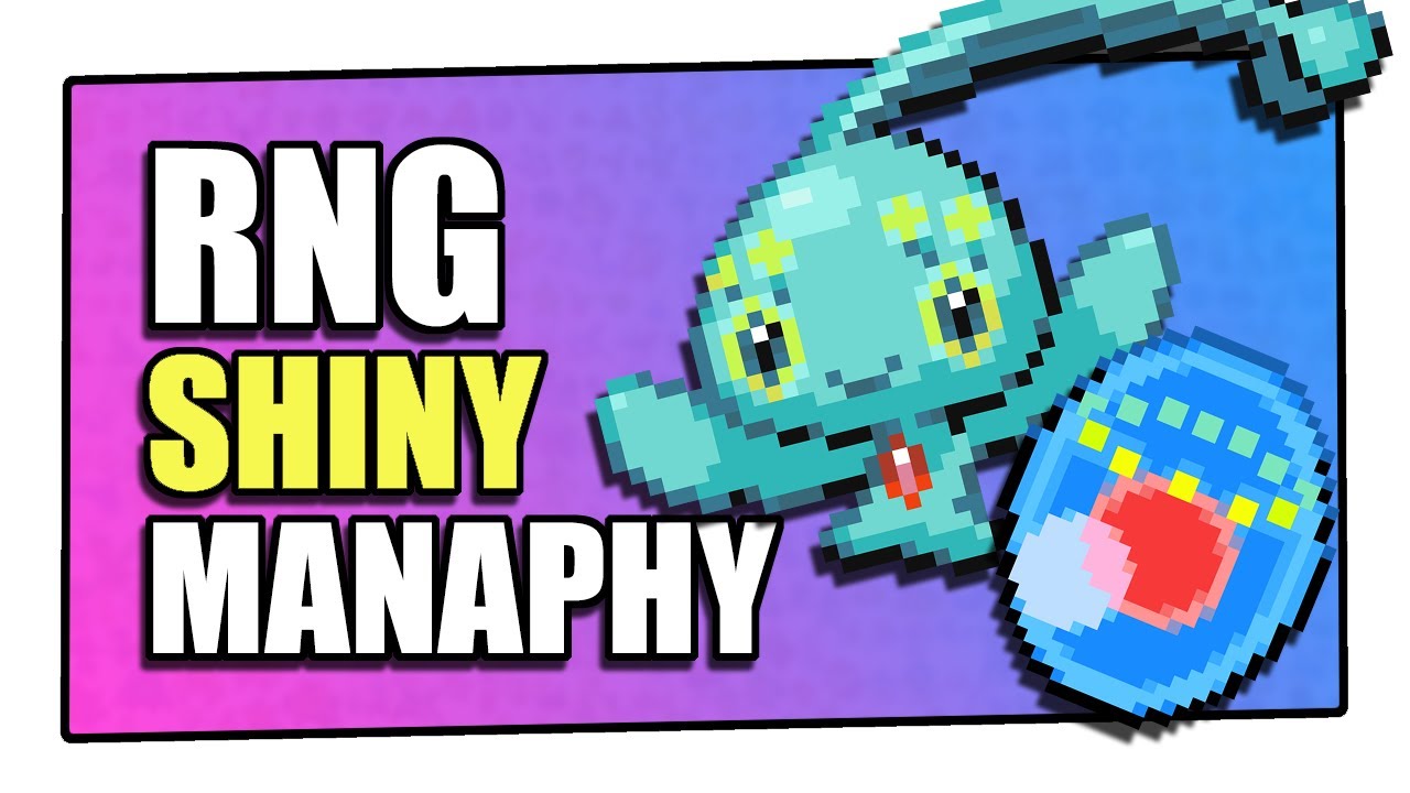 Manaphy Shiny RNG em Pokémon Platinum