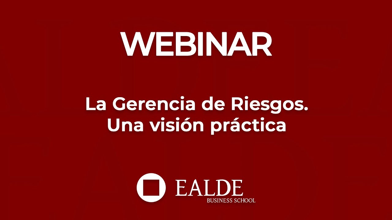 La Gerencia de Riesgos. Una visión práctica