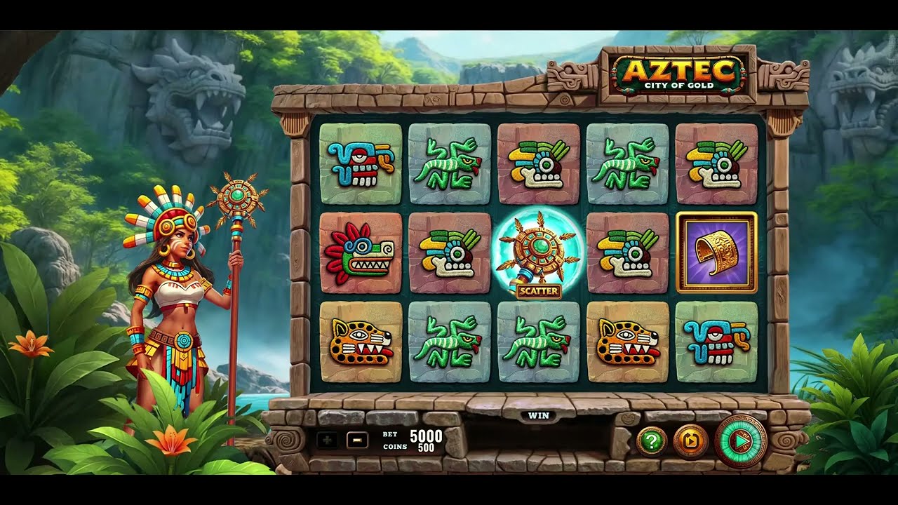 AZTEC: City of Gold - Animation made in Spine