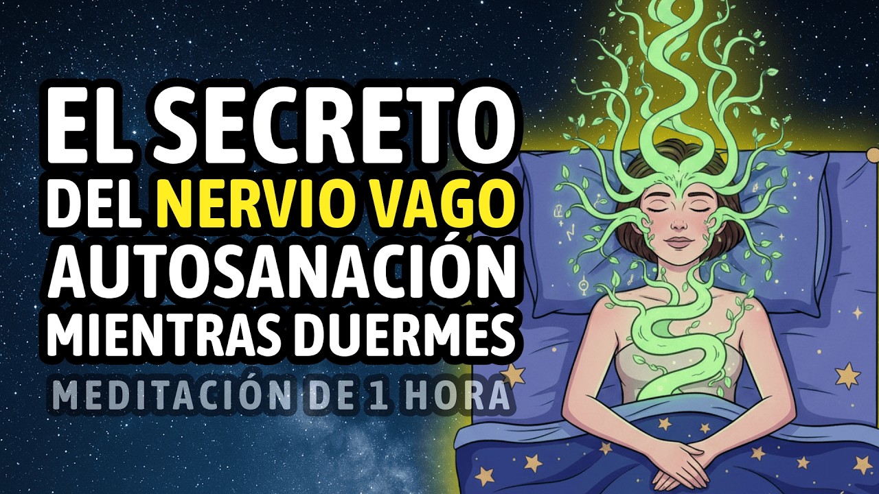 (1 Hora) Tonificación del Nervio Vago | Clave para el Estrés, Sueño y Salud | Meditación para Dormir