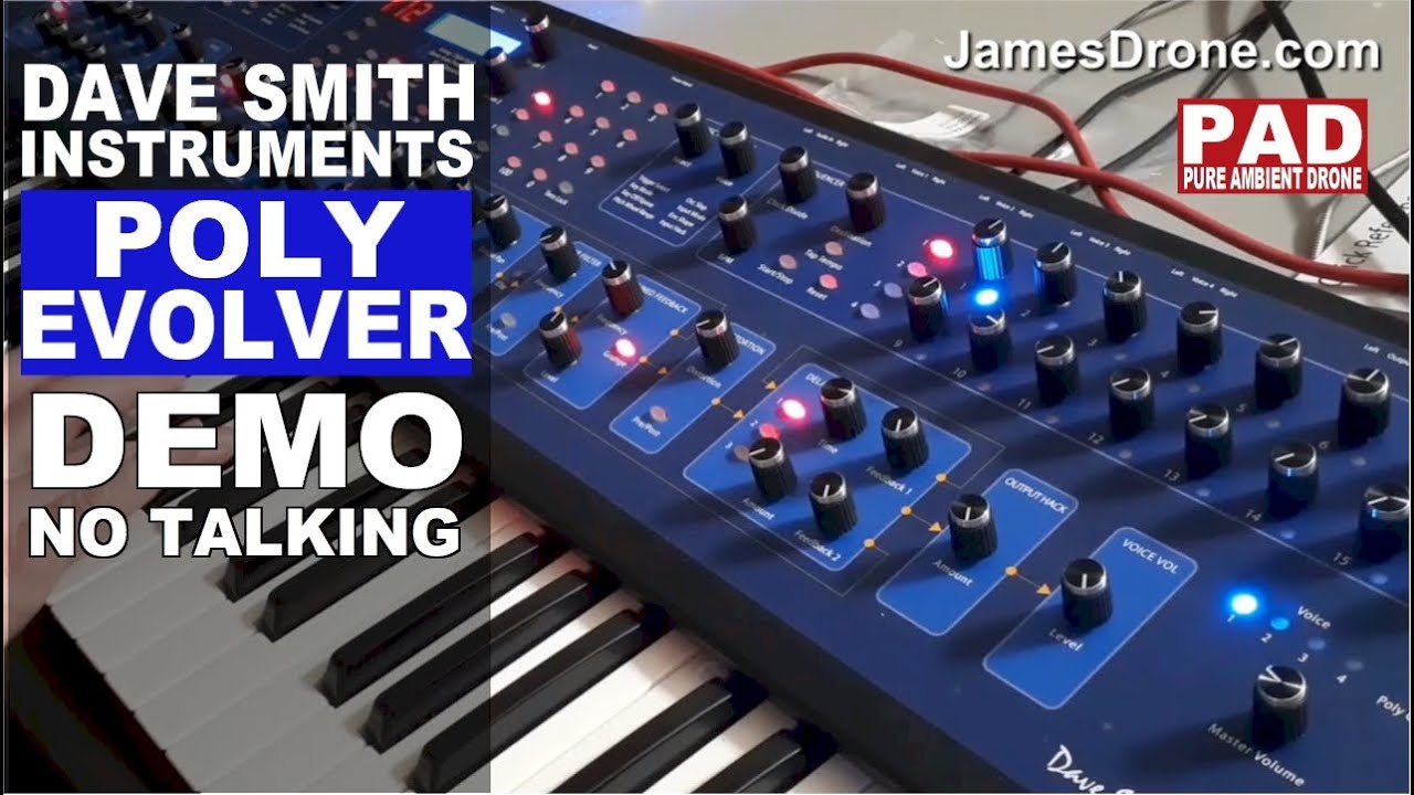 Dave Smith Instruments Poly Evolver Sound Demo (No Talking)
